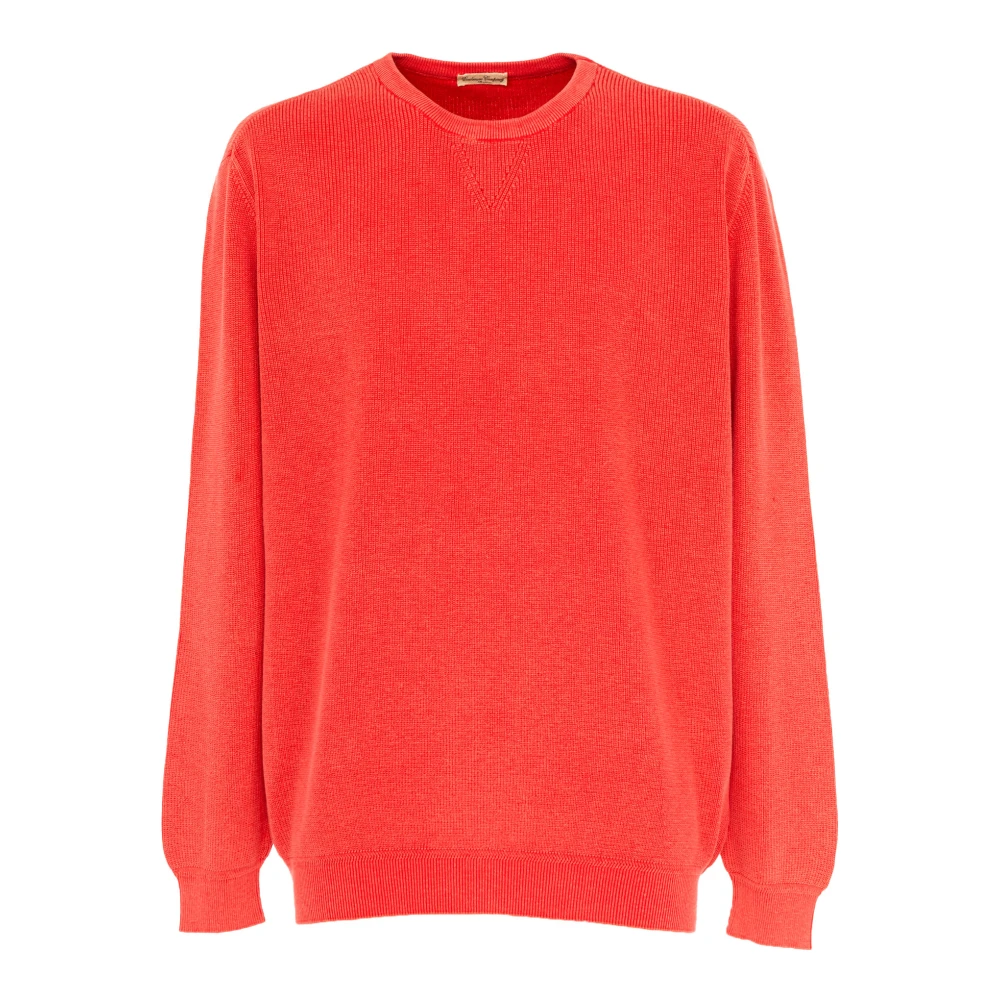 Cashmere Company Ronde Hals Heren Trui Pink Heren