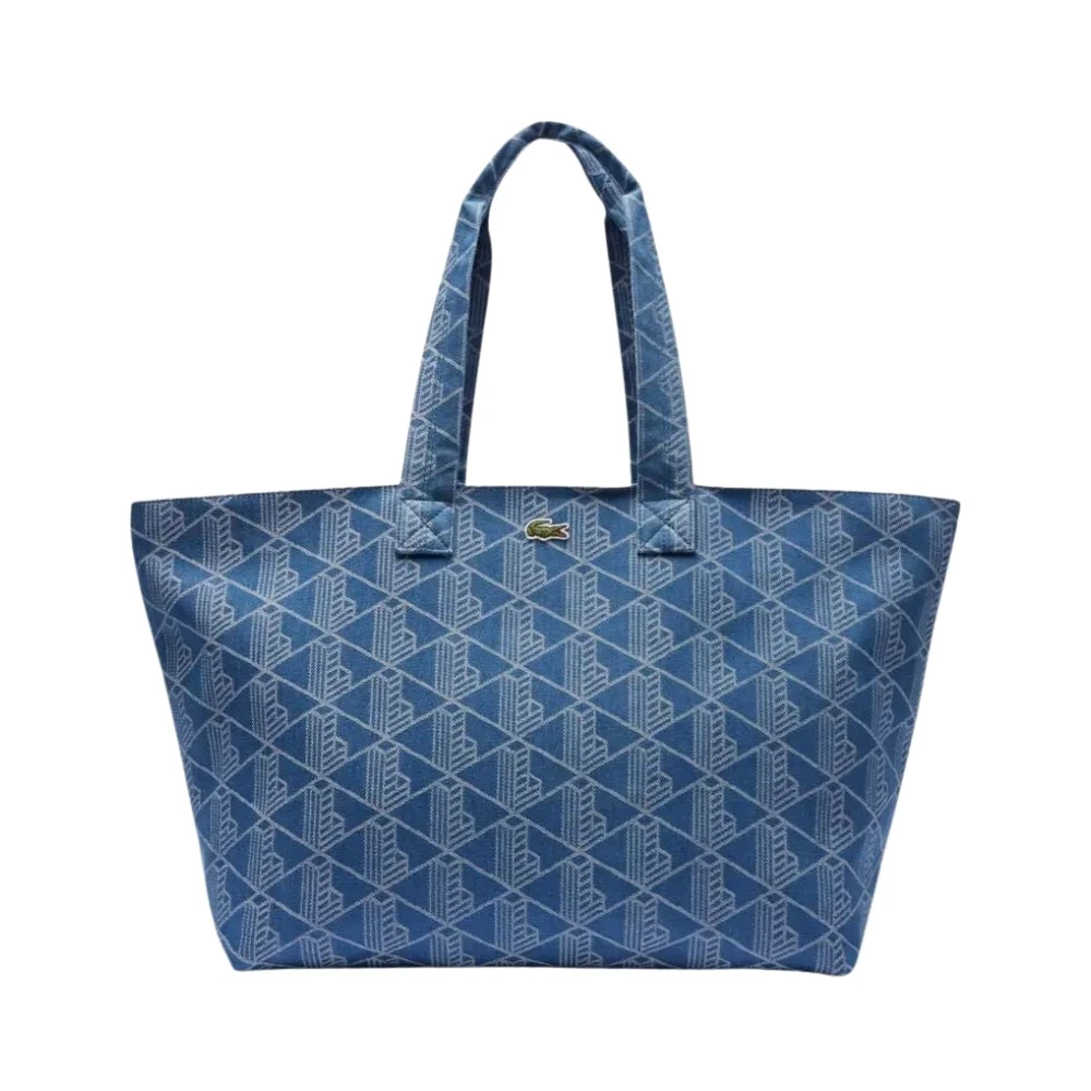 Lacoste Donna Blu Borse, Taglia Unica, New,