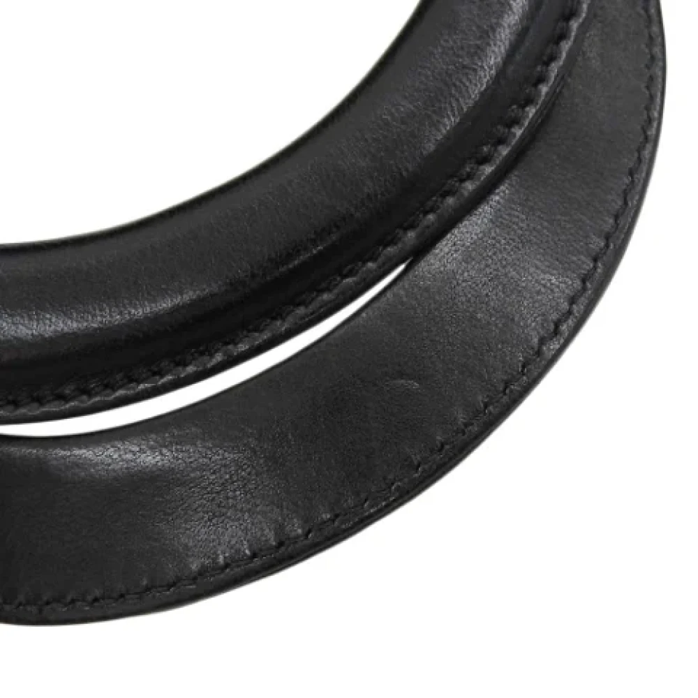 Dior Vintage Pre-owned Leather dior-bags Black Dames