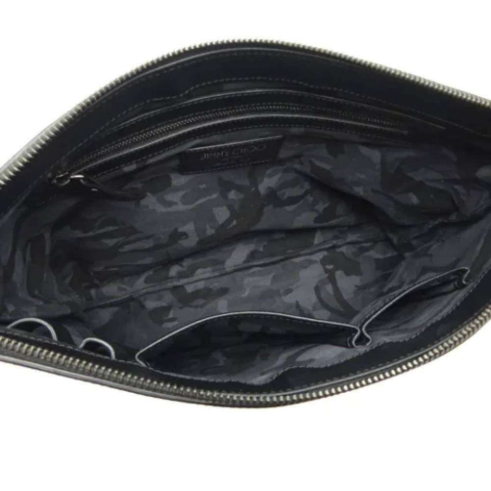 Jimmy Choo Pre-owned Fabric clutches Black Dames