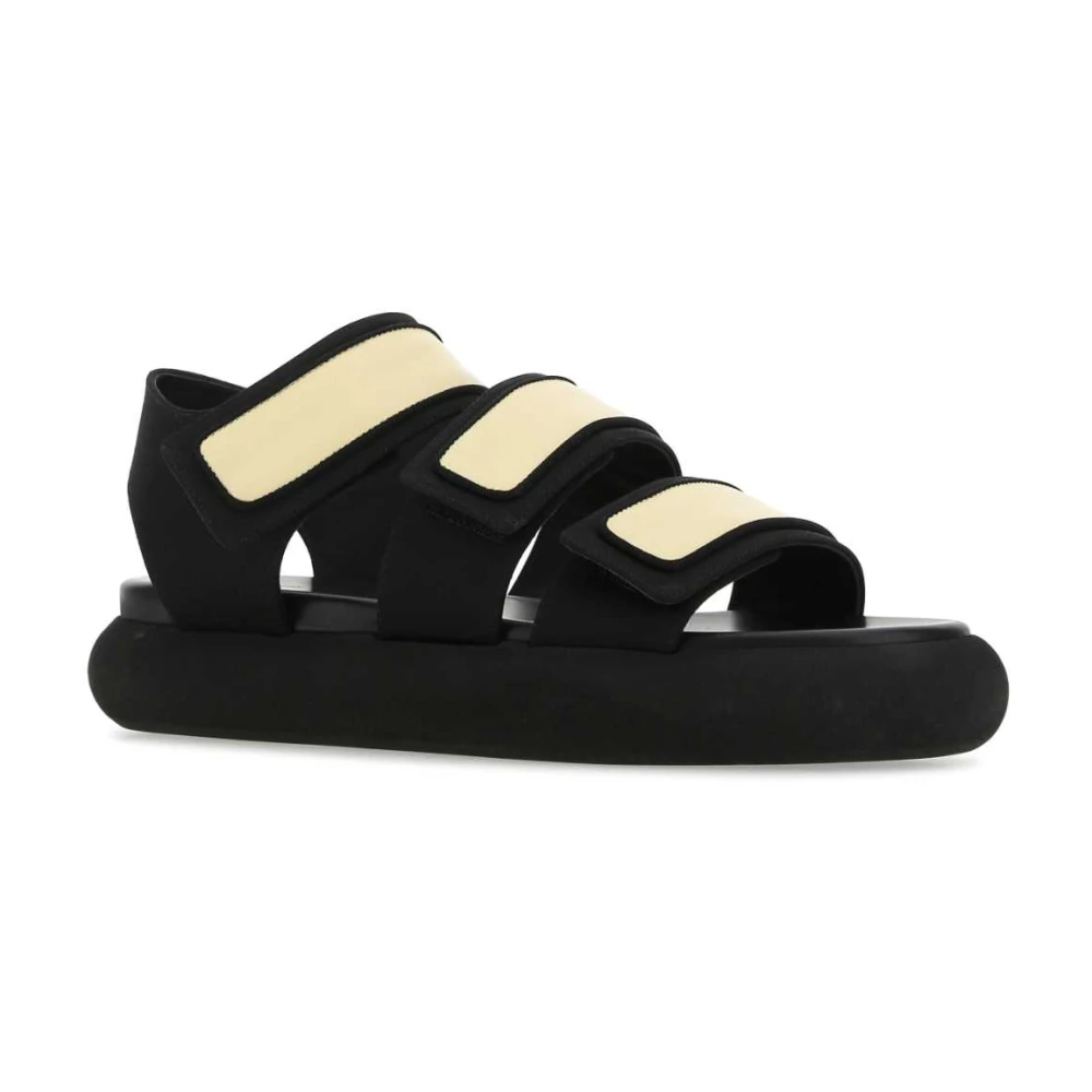 Neous Tweekleurige stof en lederen octans sandalen Multicolor Dames