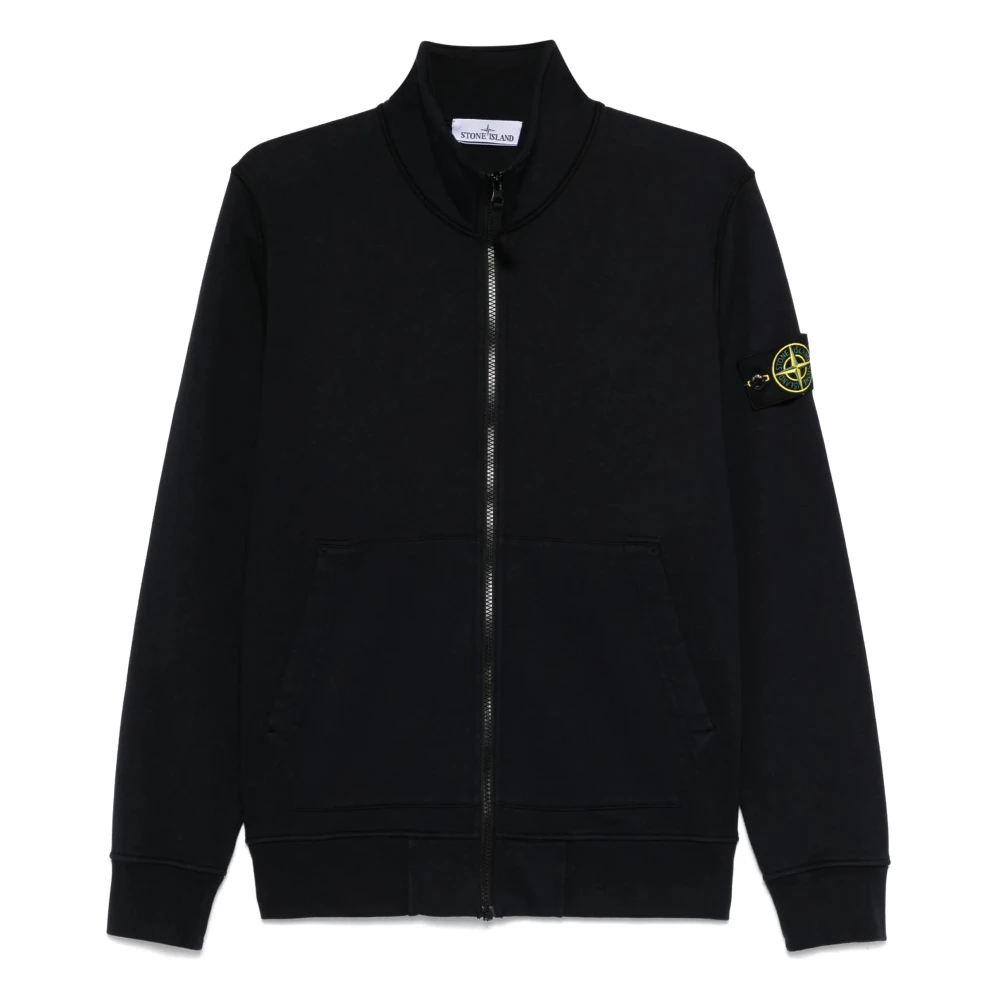 Stone Island Zwarte Truien voor Mannen Black Heren