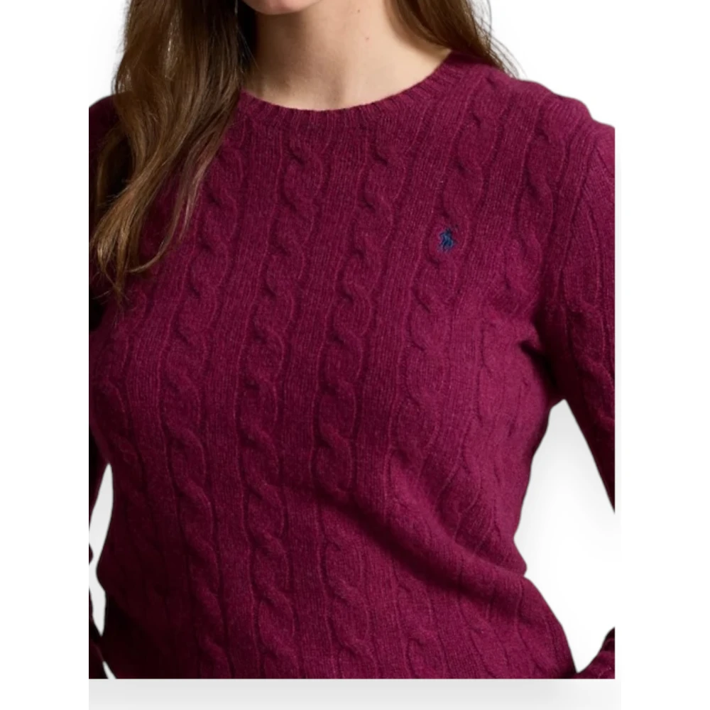 Polo Ralph Lauren Stijlvolle Sweater Collectie Purple Dames