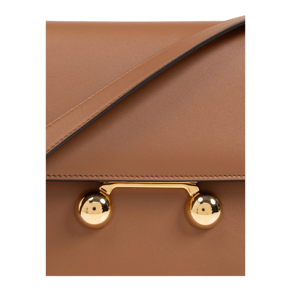 Marni Schoudertas Trunkaroo Brown Dames