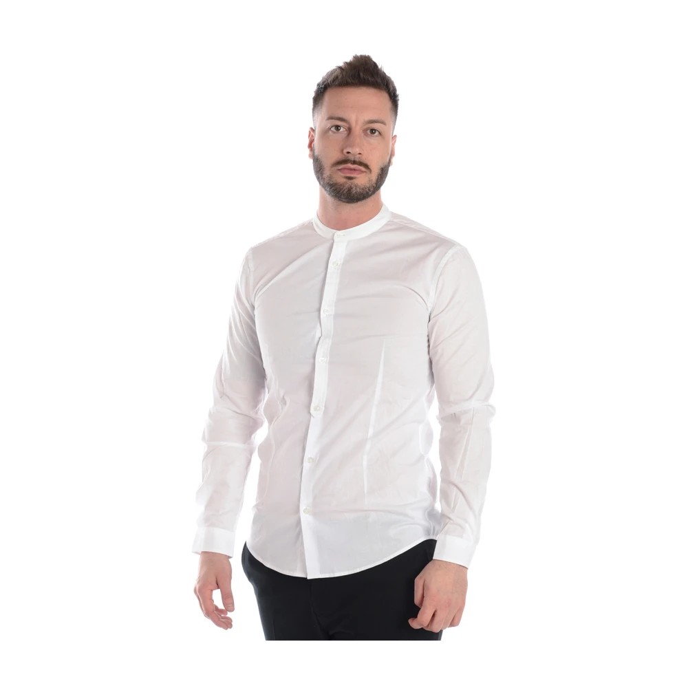 Daniele Alessandrini Slim Fit Overhemd White Heren