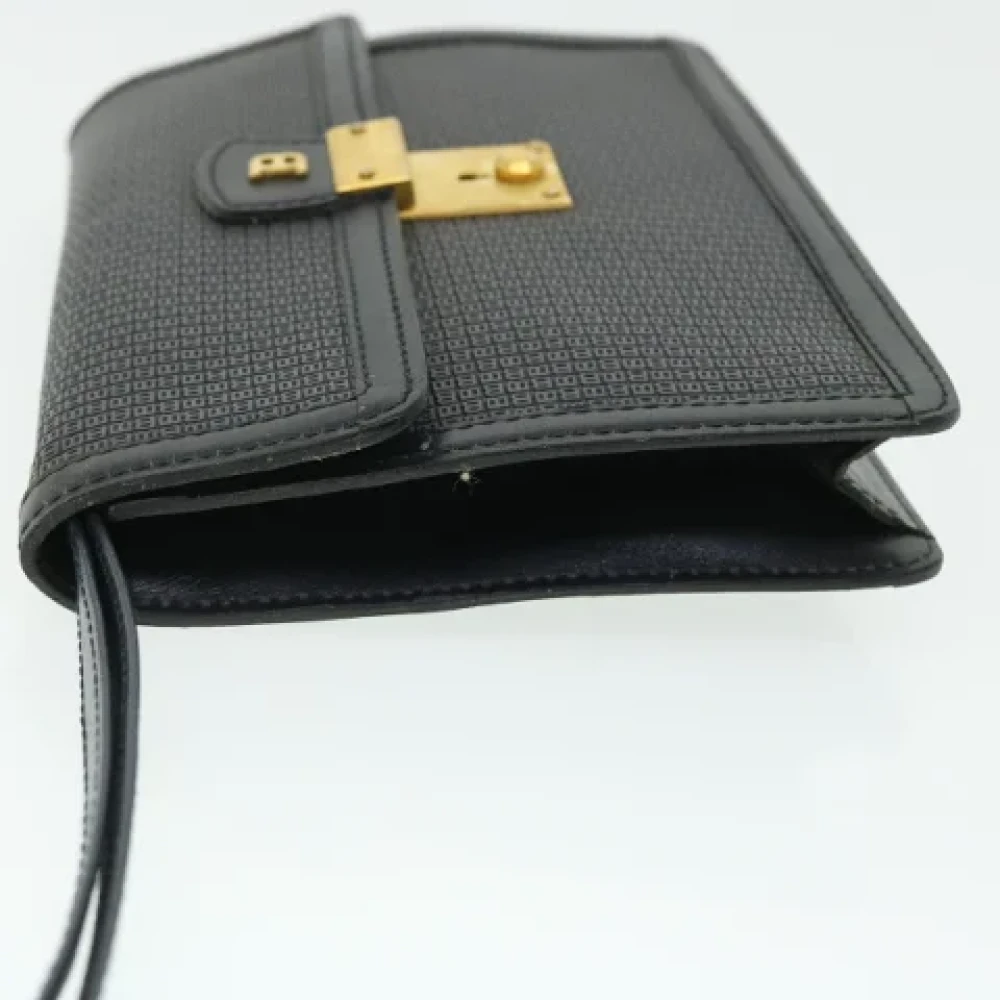 Bally Pre-owned Leather clutches Gray Dames