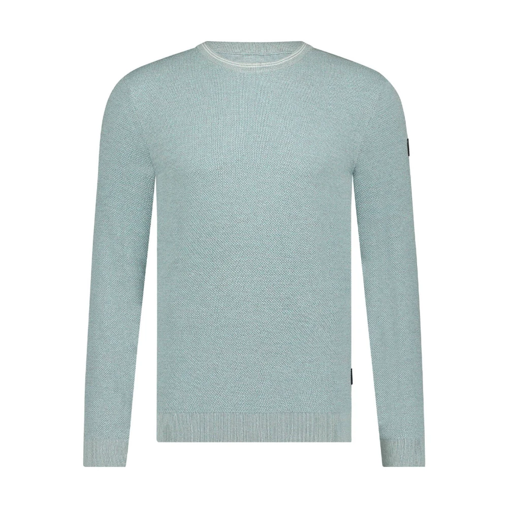 State of Art Crew-Neck Pullover in Moderne Stijl Blue Heren