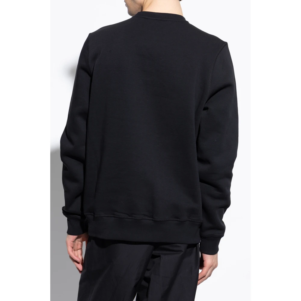 PS By Paul Smith Sweatshirt met borduursel Black Heren