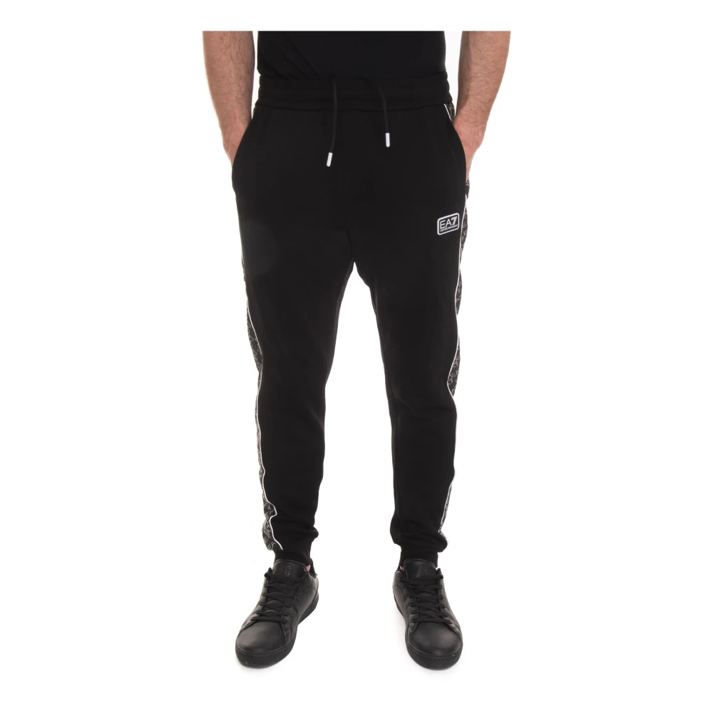 Emporio Armani EA7 Stretch Overall med Logo Black, Herr