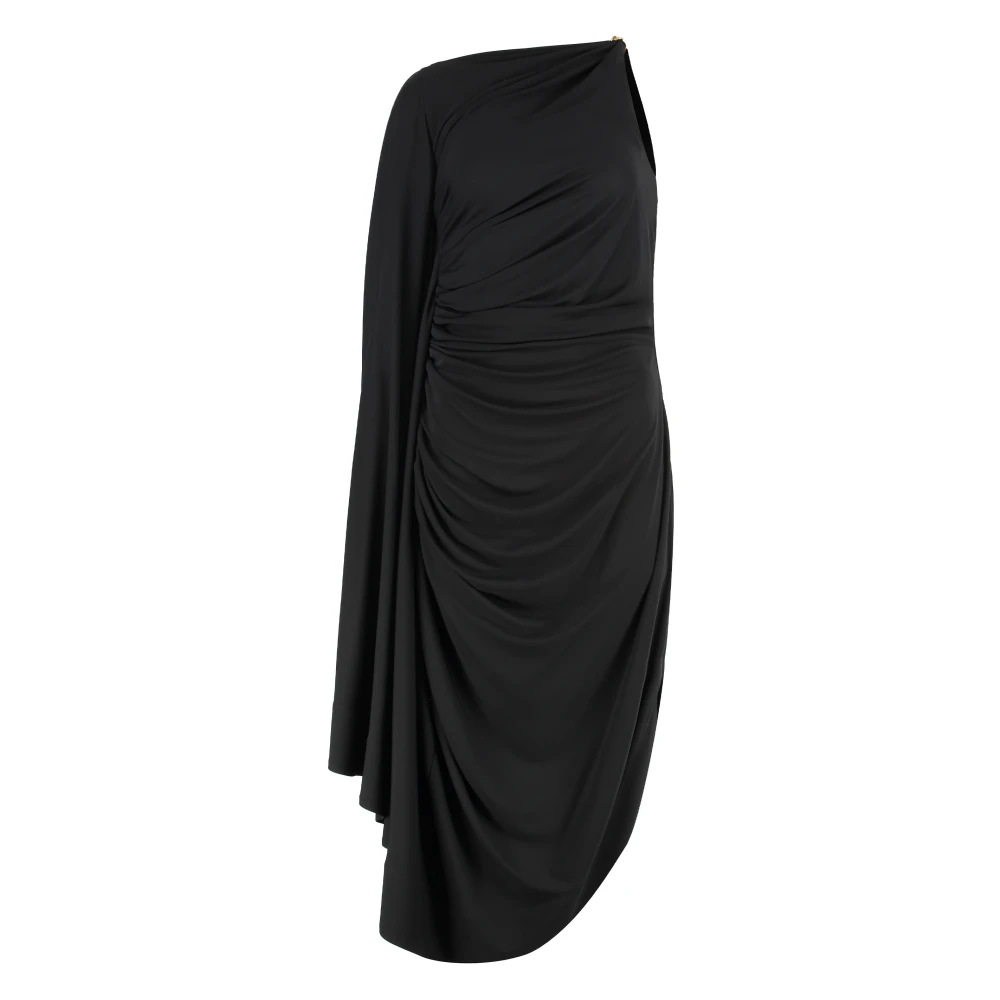Bottega Veneta Women's Black Party Dresses, Xs, Draped Dress