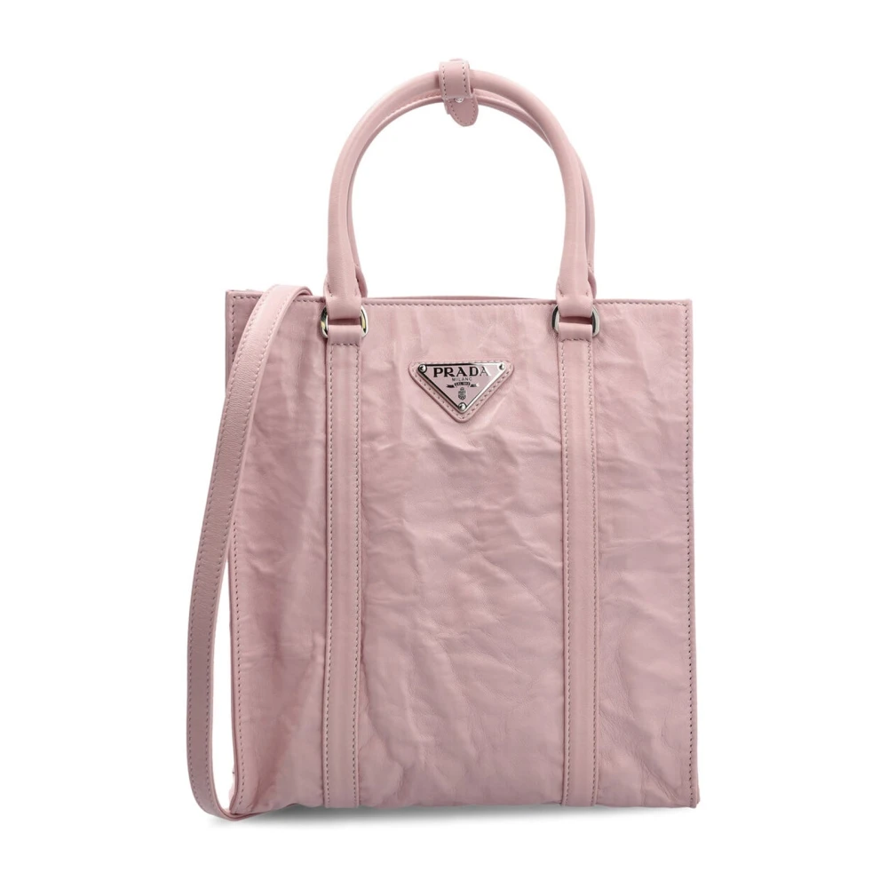 Prada Leren handtas voor vrouwen Pink Dames