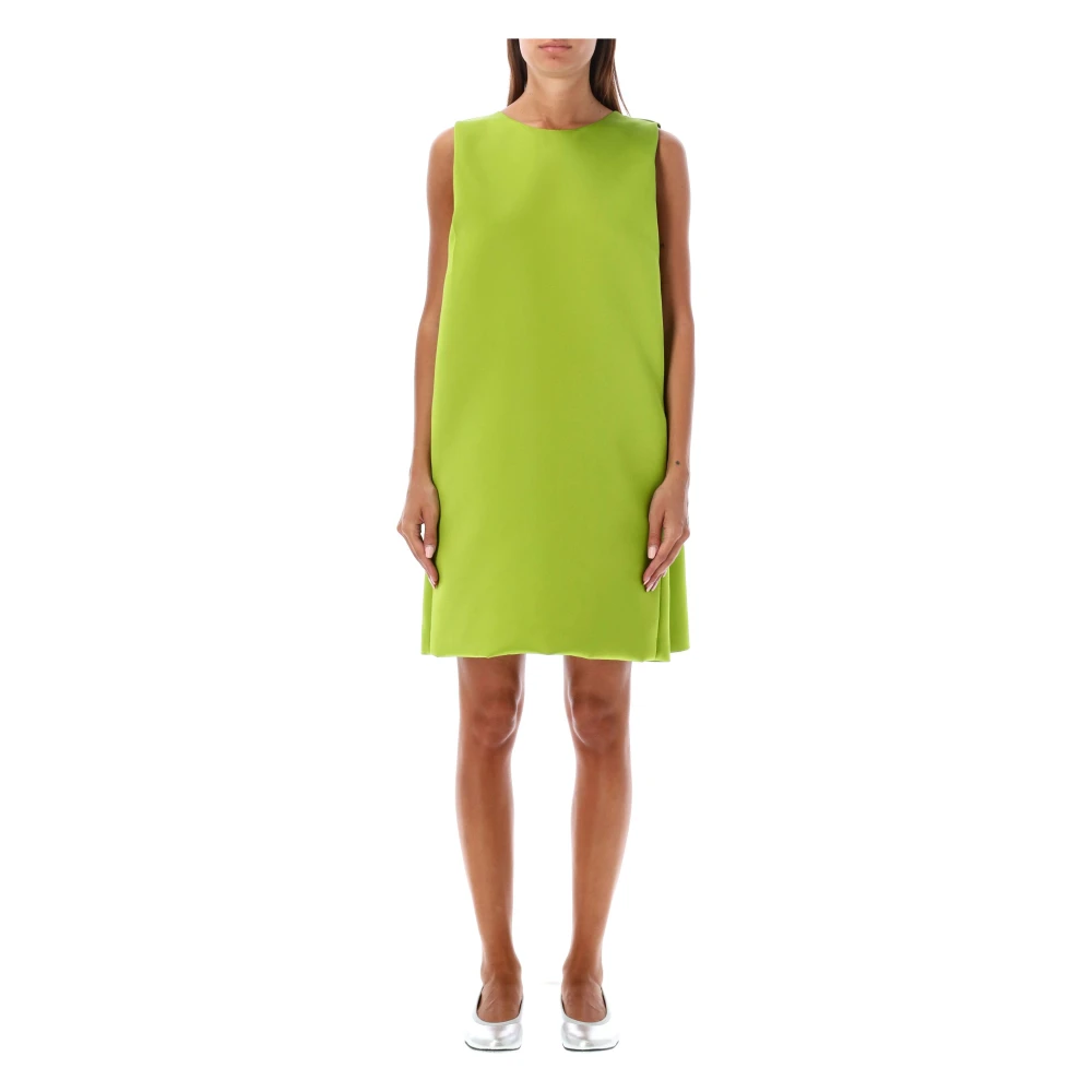 Philosophy di Lorenzo Serafini Grön Mini Duchesse Shift Klänning Green, Dam