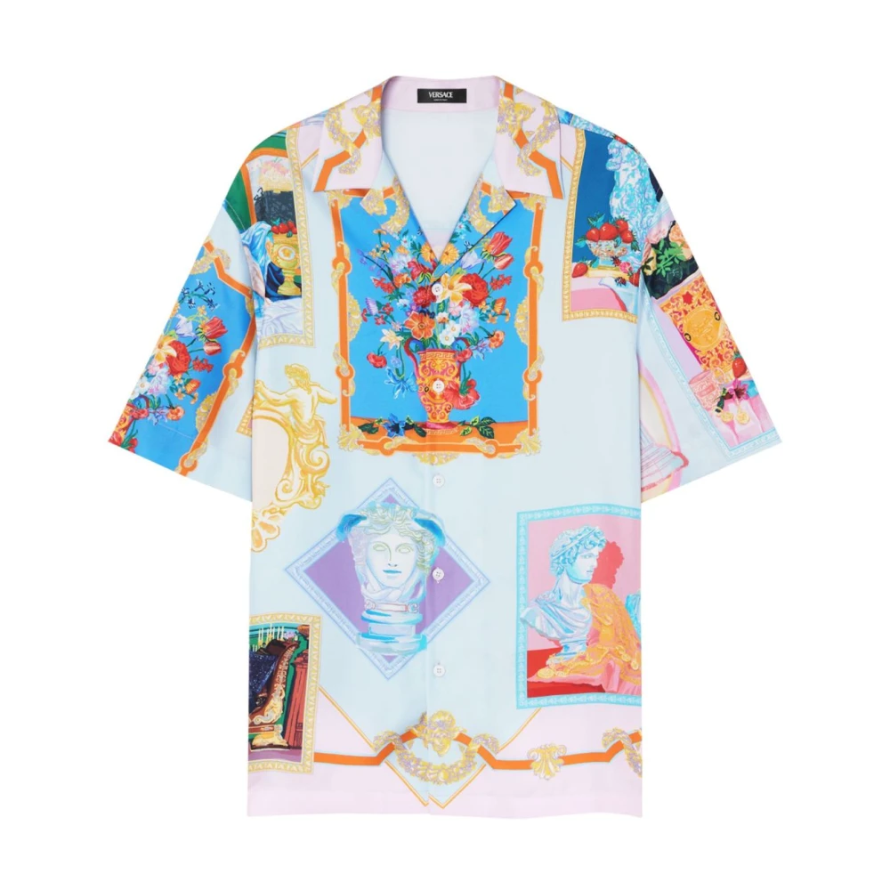 Shirts > Short Sleeve Shirts - - Versace - Modalova