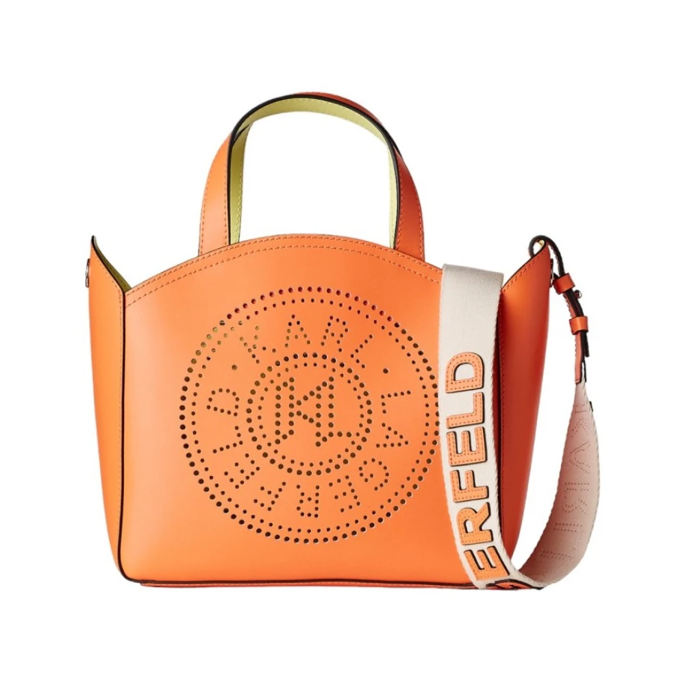 Karl Lagerfeld Stad op Mars Modetas Orange Dames