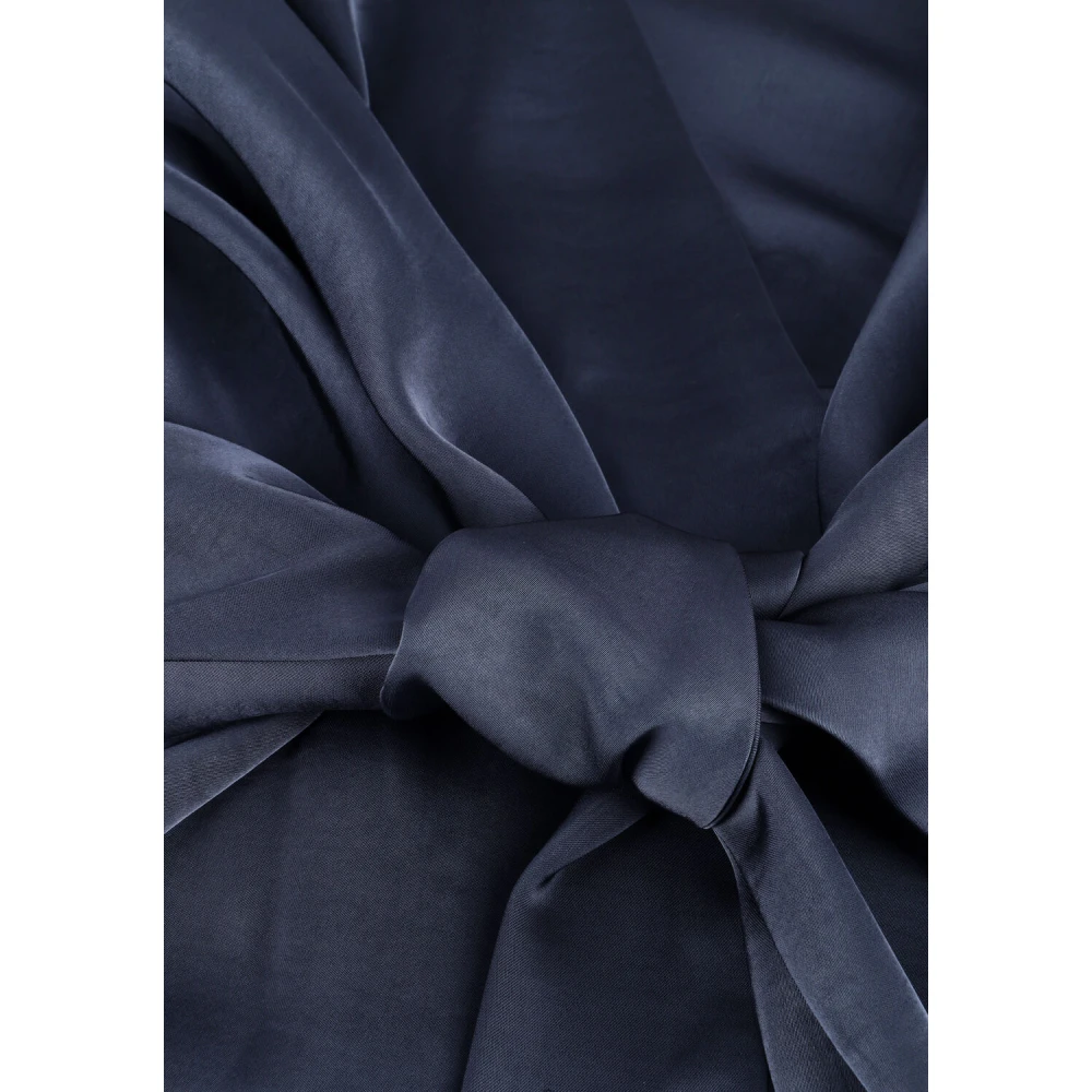 NEO NOIR Elegante Sateen Jurk voor Vrouwen Blue Dames