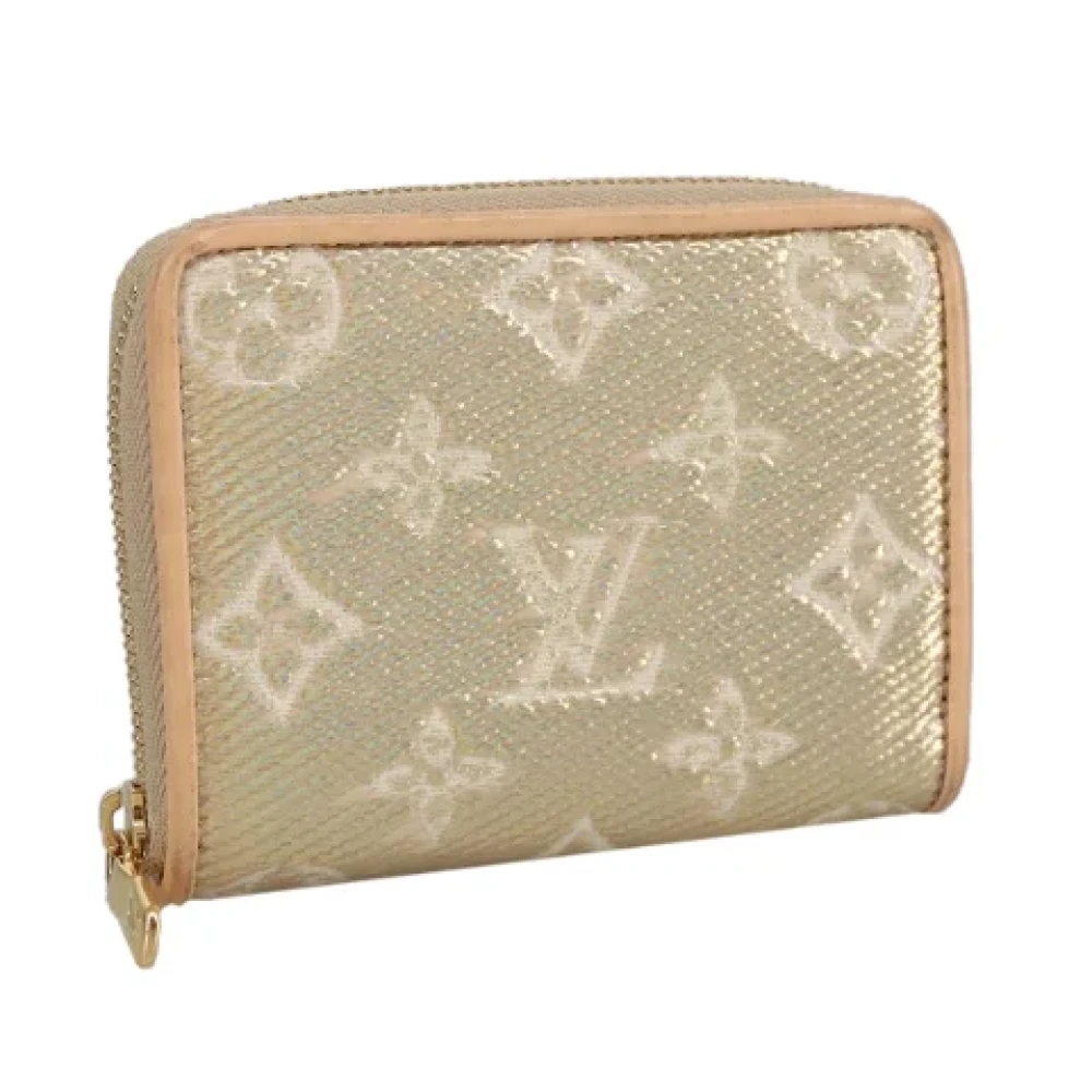 Louis Vuitton Vintage Pre-owned Canvas wallets Beige Dames