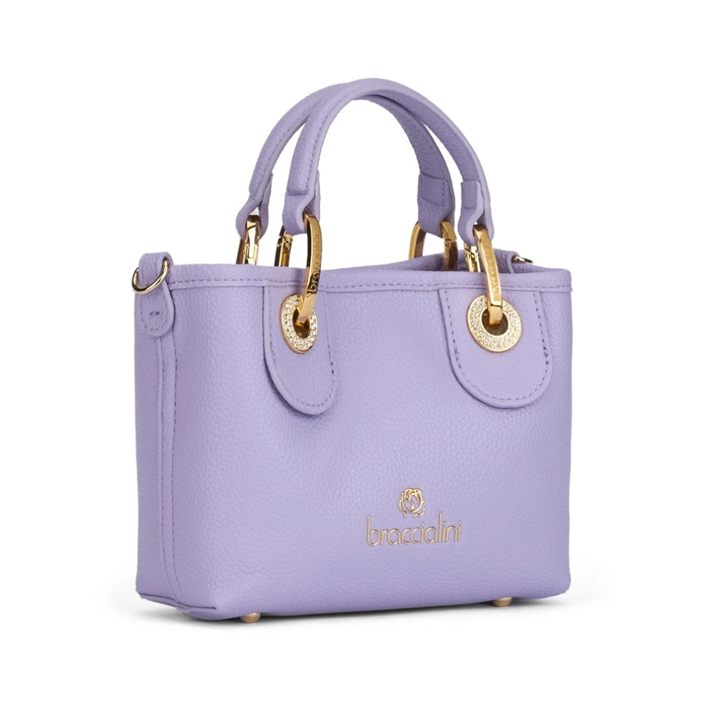 Braccialini Donna Viola Borse, Taglia Unica, New,
