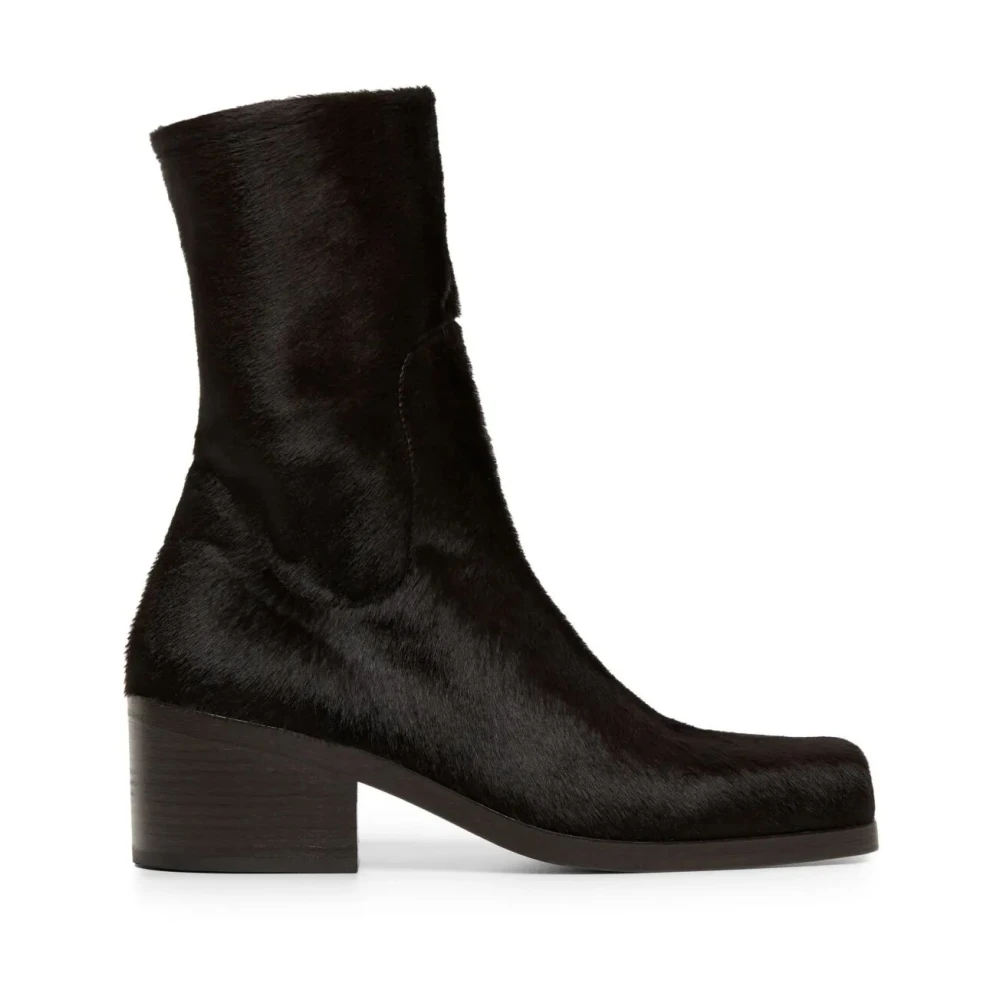 Marsell Vrouw Bruin Schoenen Dames, 41 Eu, Leer, Cassello Enkellaarsjes