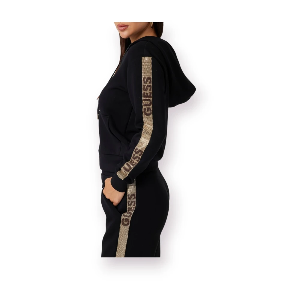 Guess Stijlvolle hoodies voor mannen en vrouwen Black Dames