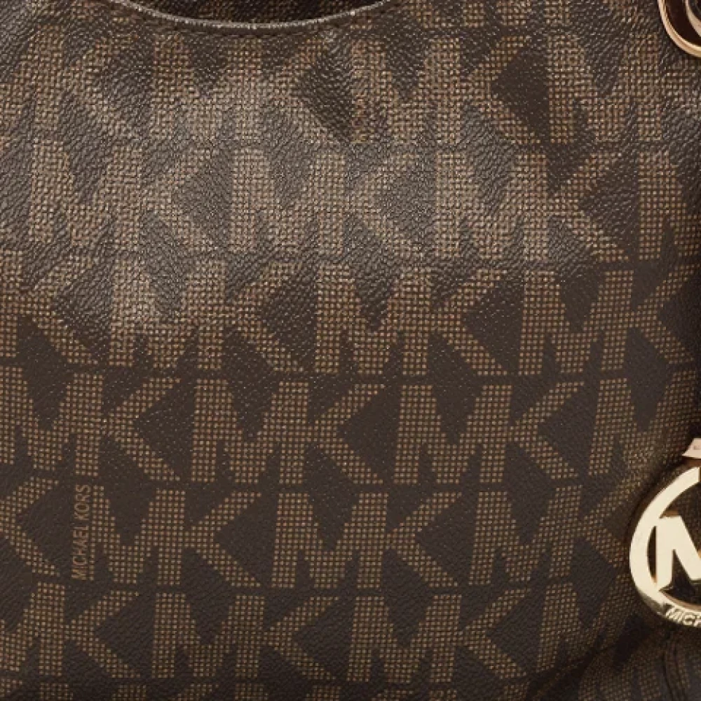 Michael Kors Pre-owned Canvas totes Brown Dames