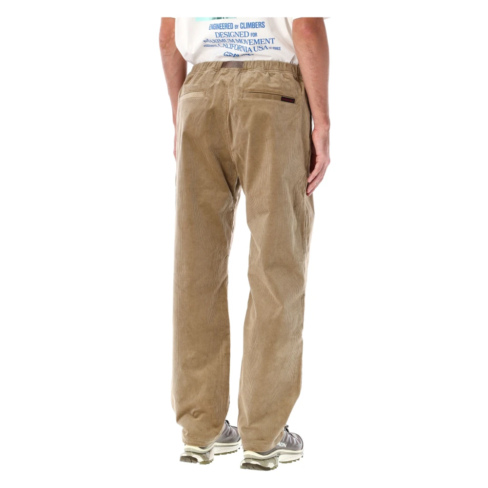 Gramicci Katoenmix Corduroy Chino Broek Brown Heren