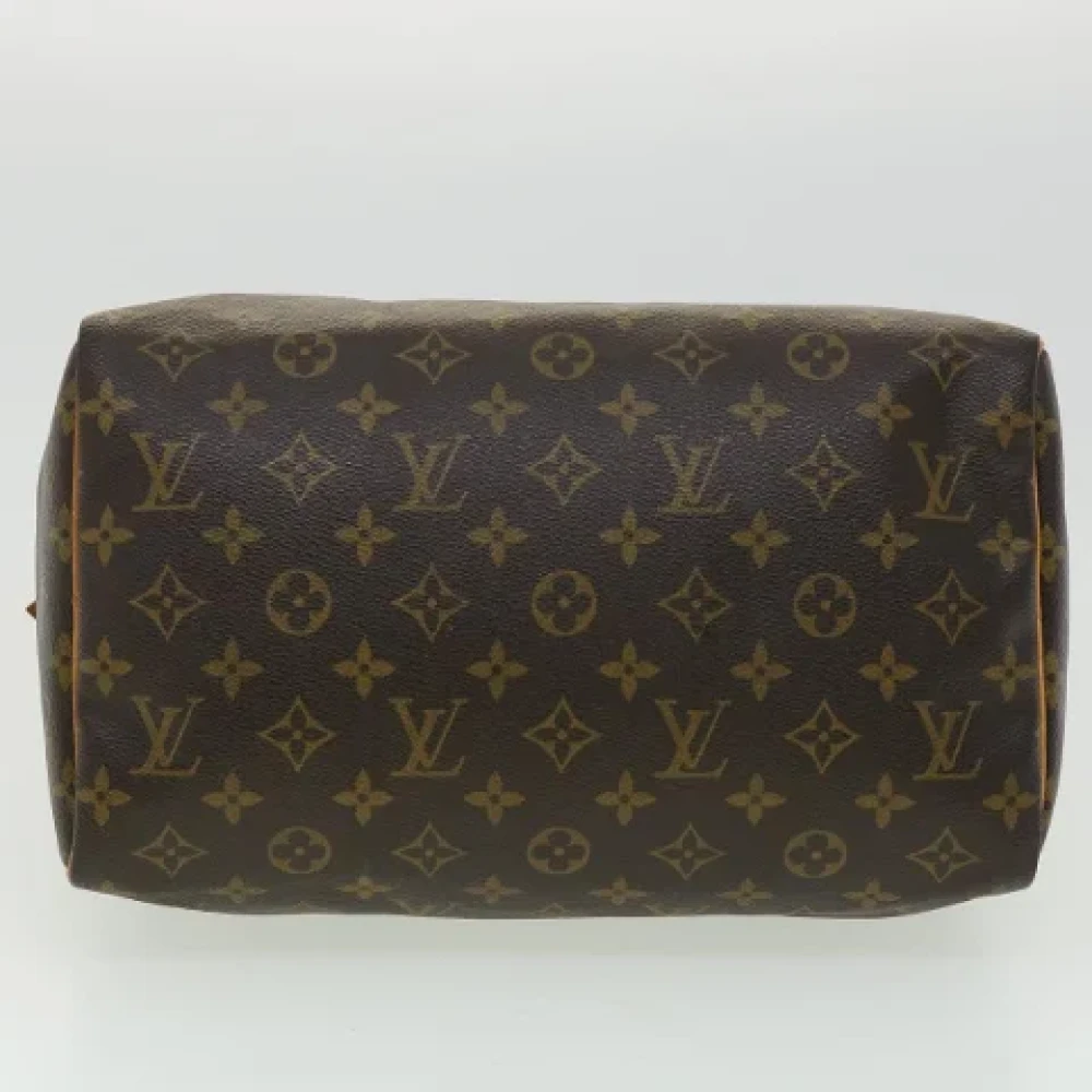 Louis Vuitton Vintage Tweedehands Speedy 30 Monogram Handtas Brown Unisex