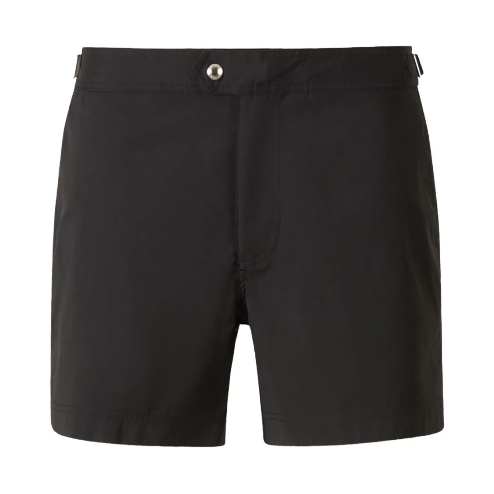 Tom Ford Men's Black Zip Pocket Swim Shorts - Beachwear - L - Swimwear