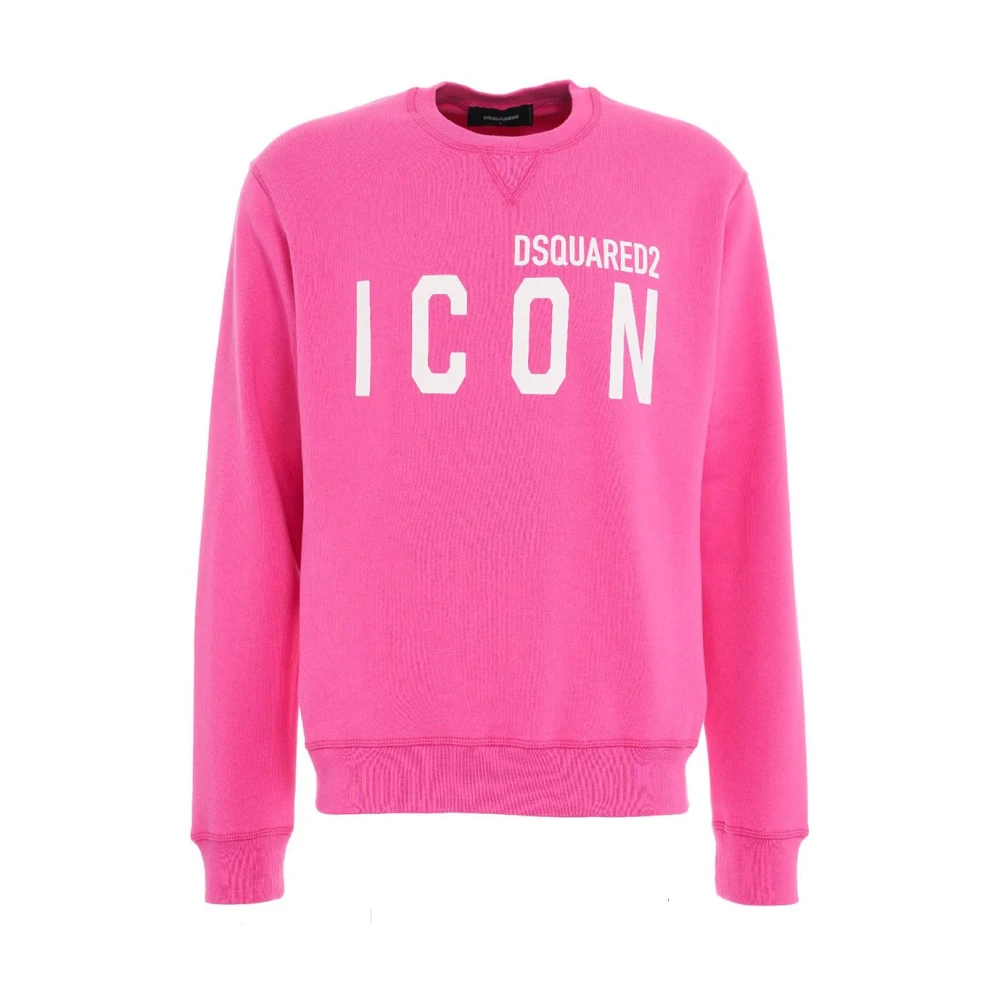 Dsquared2 Logo sweatshirt Pink Heren
