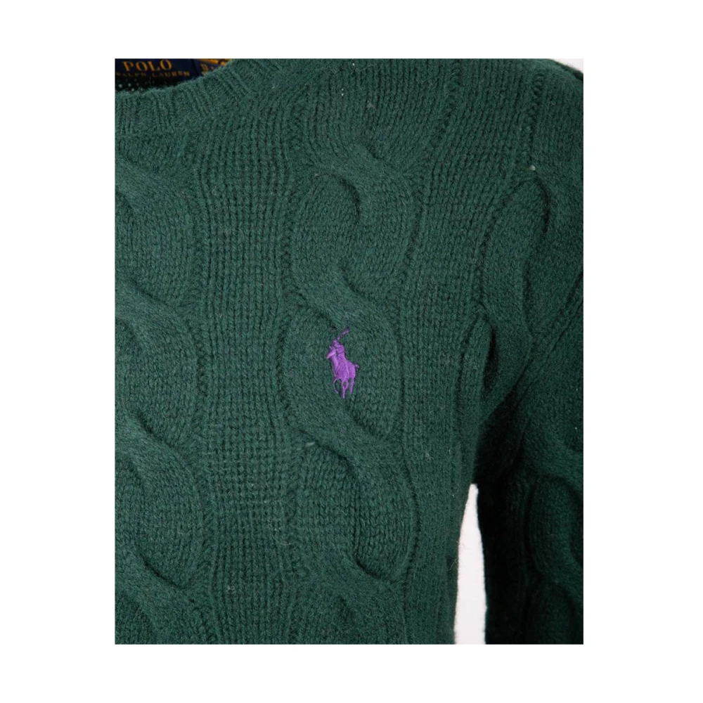 Polo Ralph Lauren Klassieke Lange Mouw Pullover Green Dames