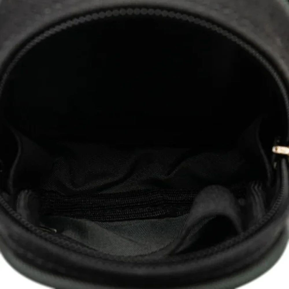 Chanel Vintage Pre-owned Canvas clutches Black Dames