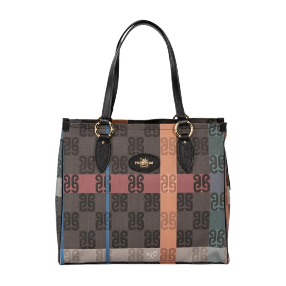Guidi Monogram Tartan Schoudertas voor vrouwen Multicolor Dames