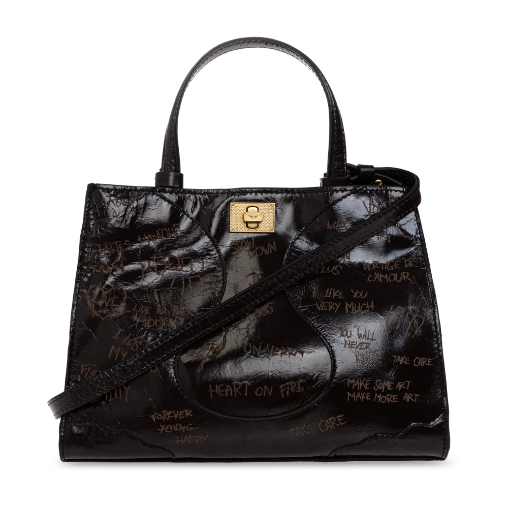 Zadig & Voltaire Donna Marrone - Jack Nano Vintage Patent Bag - Bags - One Size - Immagine 3
