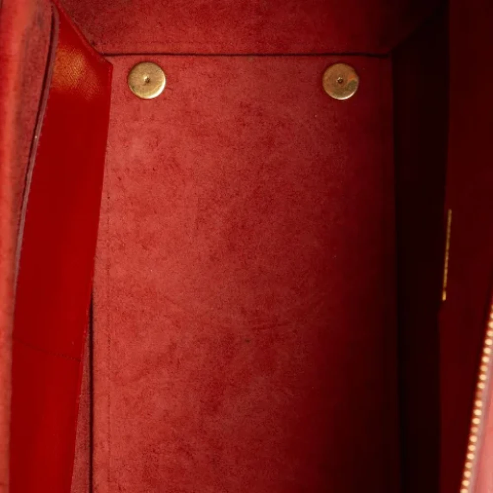 Celine Vintage Pre-owned Leather celine-bags Red Dames