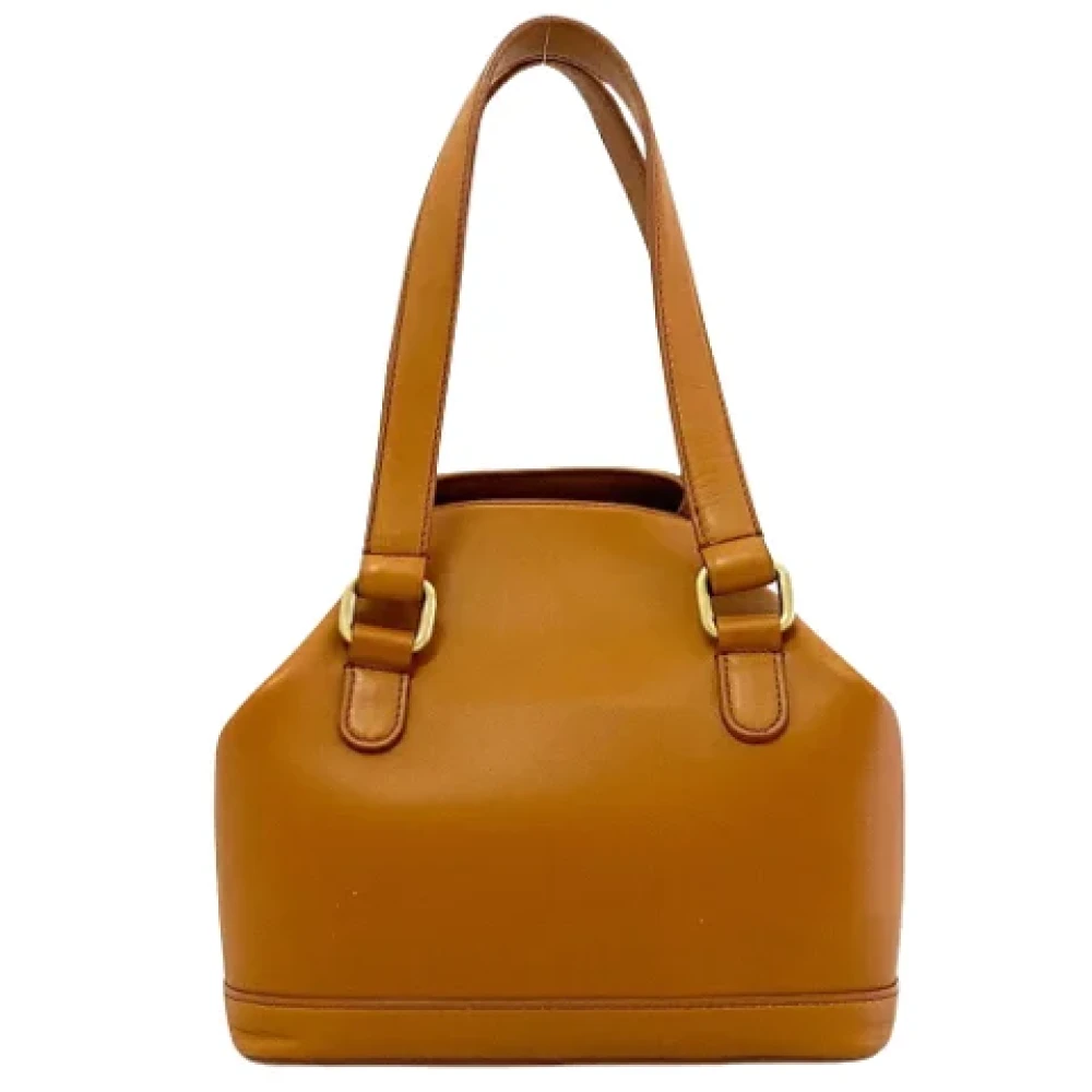 Burberry Vintage Pre-owned Leather shoulder-bags Brown Dames