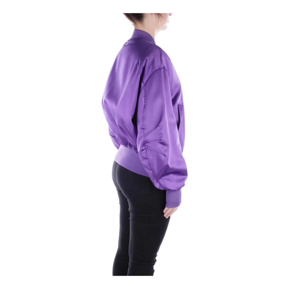 Dondup Bomber Jackets Purple Dames