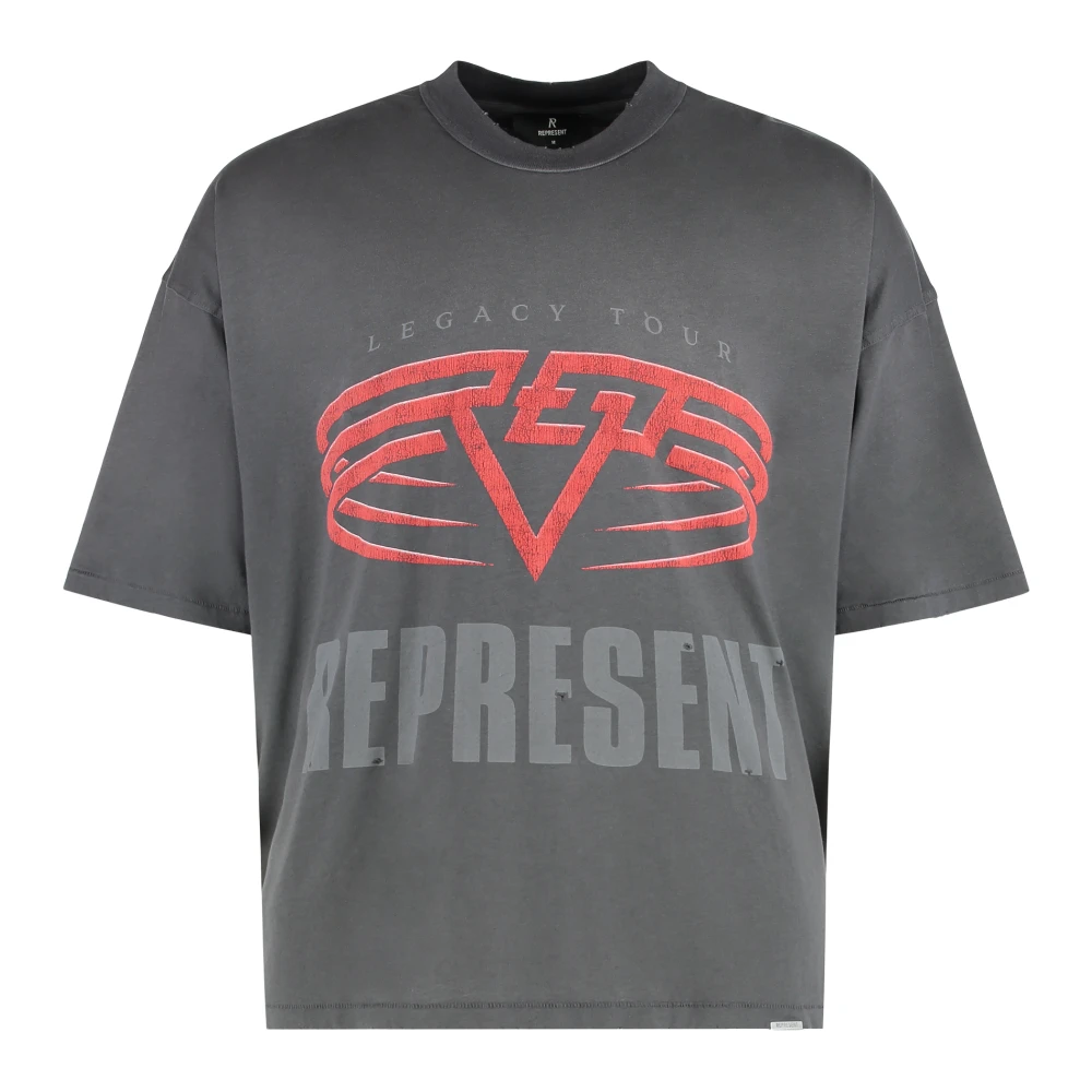 Represent Men's Gray T-Shirts, S, Reversible Living Legacy Tour T-Shirt