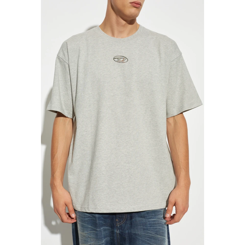 Diesel T-shirt T-Boxt-S5 Gray Heren