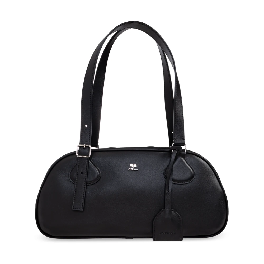 Courrèges Women's Black Handbags, One Size, Handbag Friday Medium