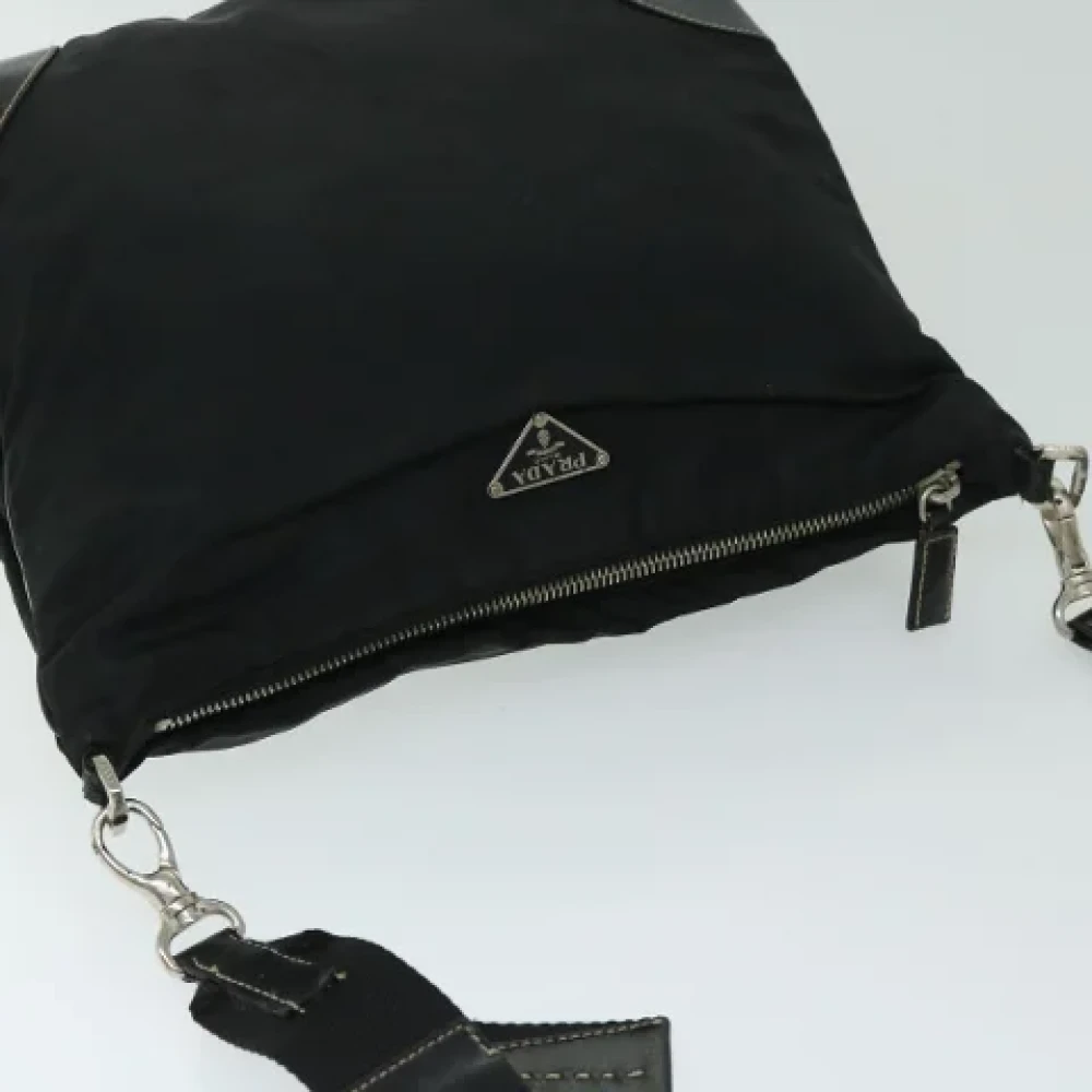 Prada Vintage Pre-owned Nylon prada-bags Black Dames