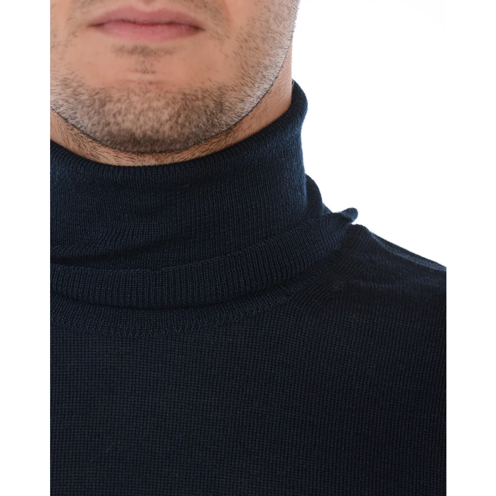 Daniele Alessandrini Munch B Sweater Pullover Blue Heren