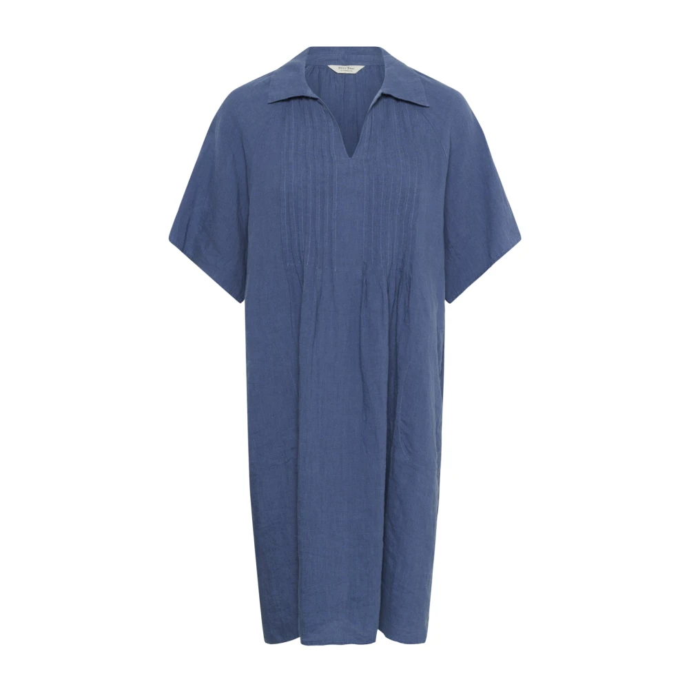 Part Two Women's Blue Short Dresses, 2XL, Shirt Dress