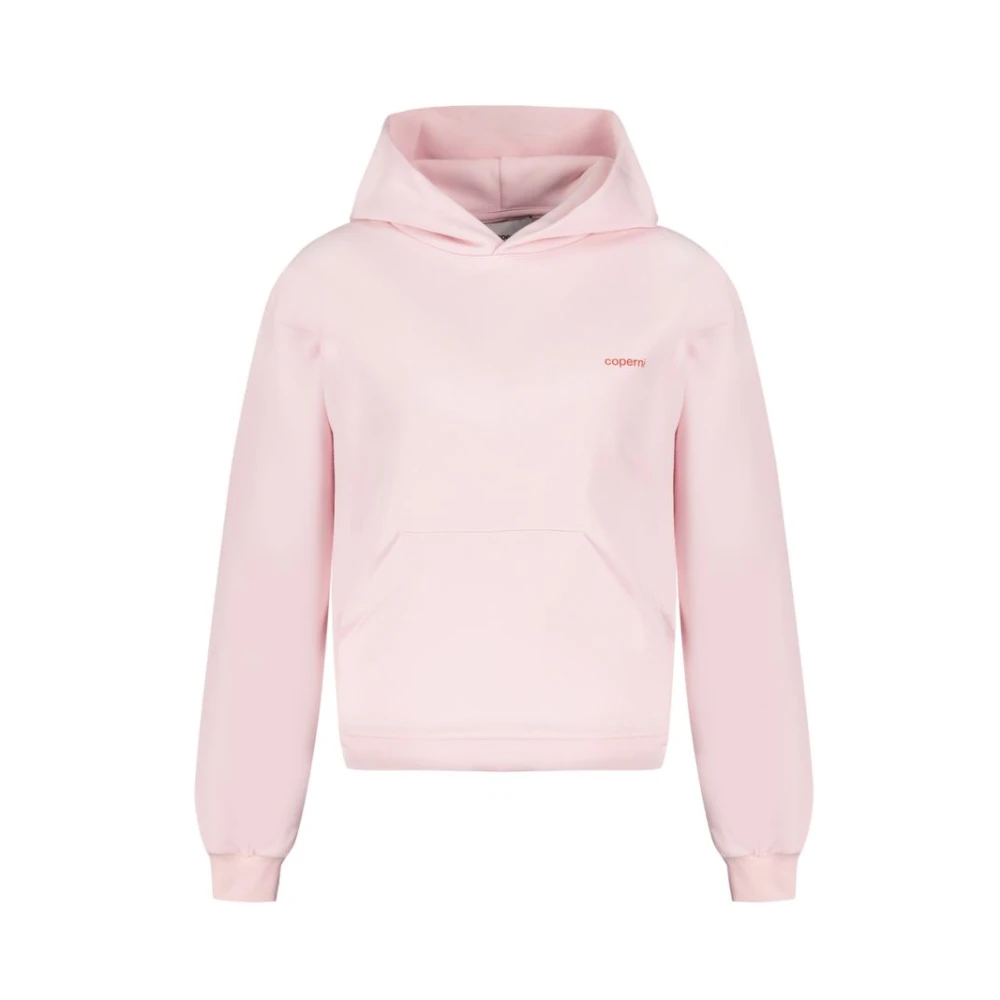Coperni Women's Pink Hoodies, M, Classic Cotton Sweatshirt