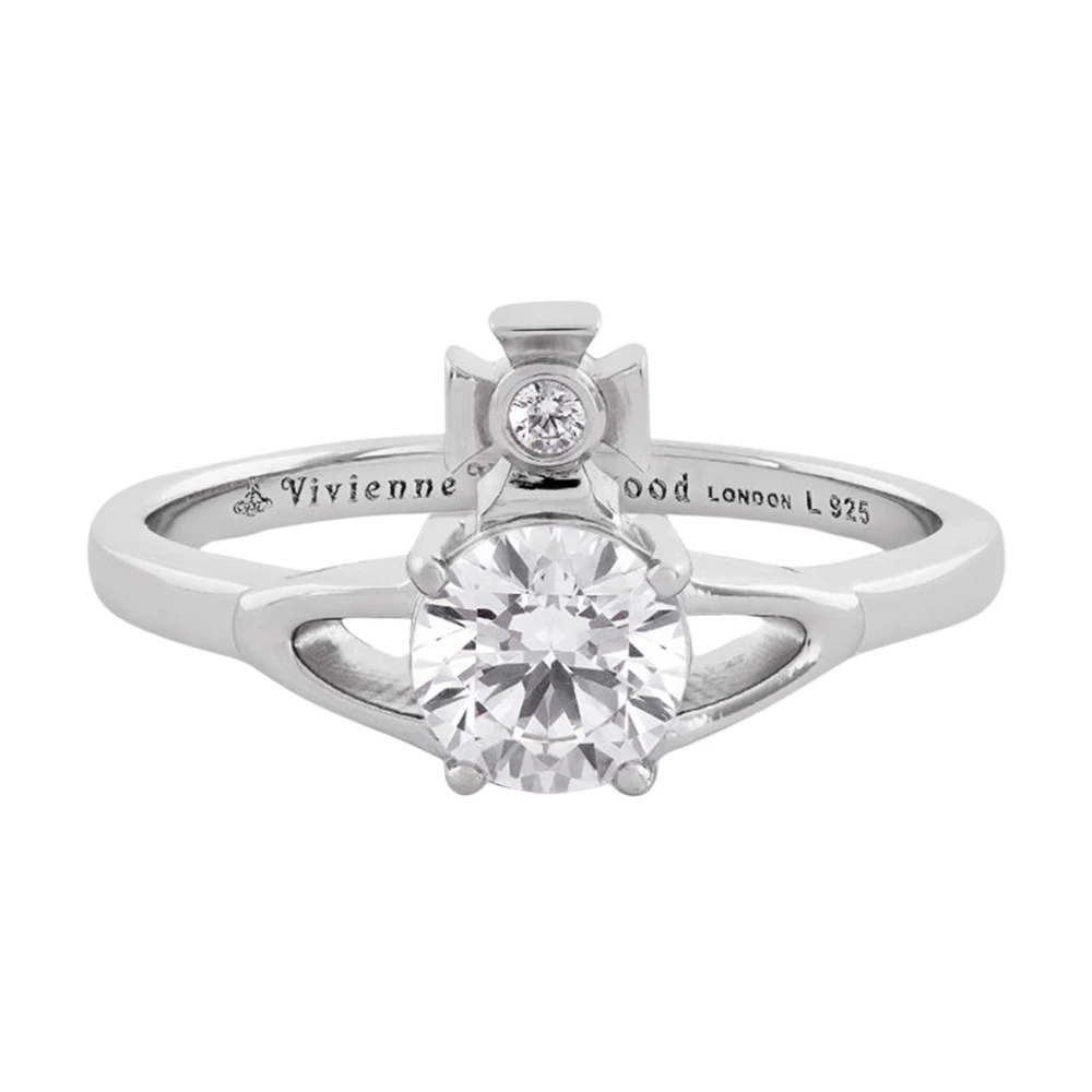 Vivienne Westwood Reina Petite Ring Silver Unisex - Image 3