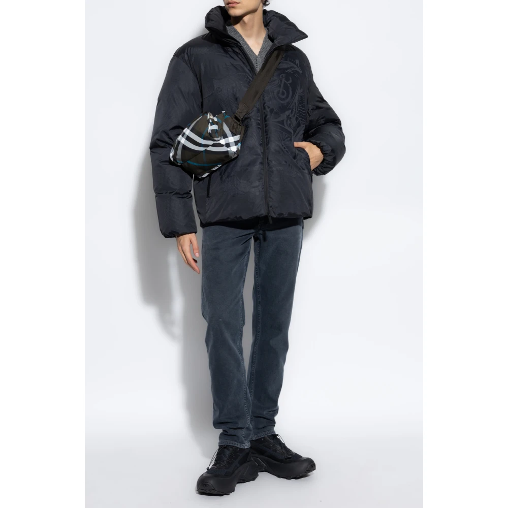Burberry Donsjack met monogram Black Heren