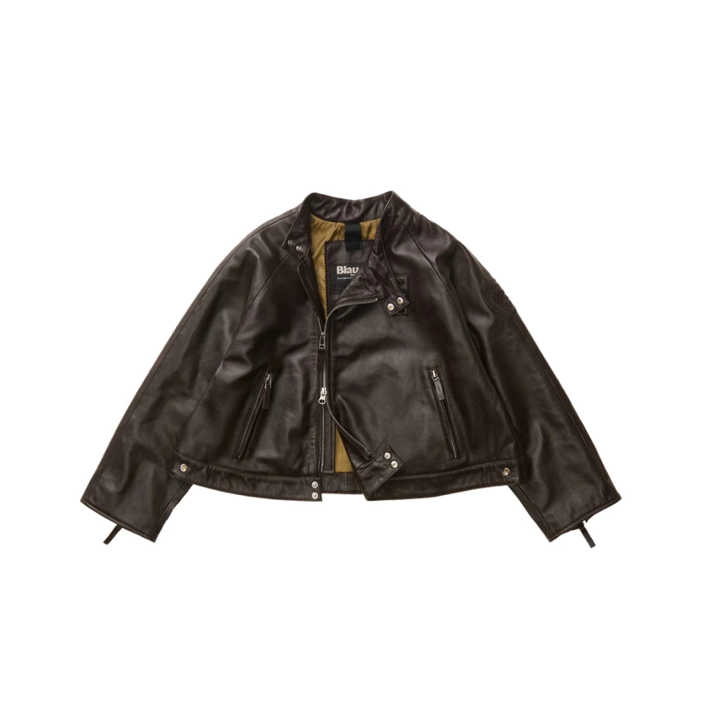 Blauer Women's Brown Lorette Leather Jacket - Leather Jackets - S - Jackets