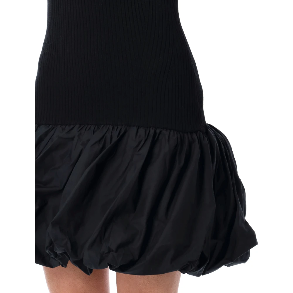 Rotate Birger Christensen Mini Ballonrok Jurk Black Dames