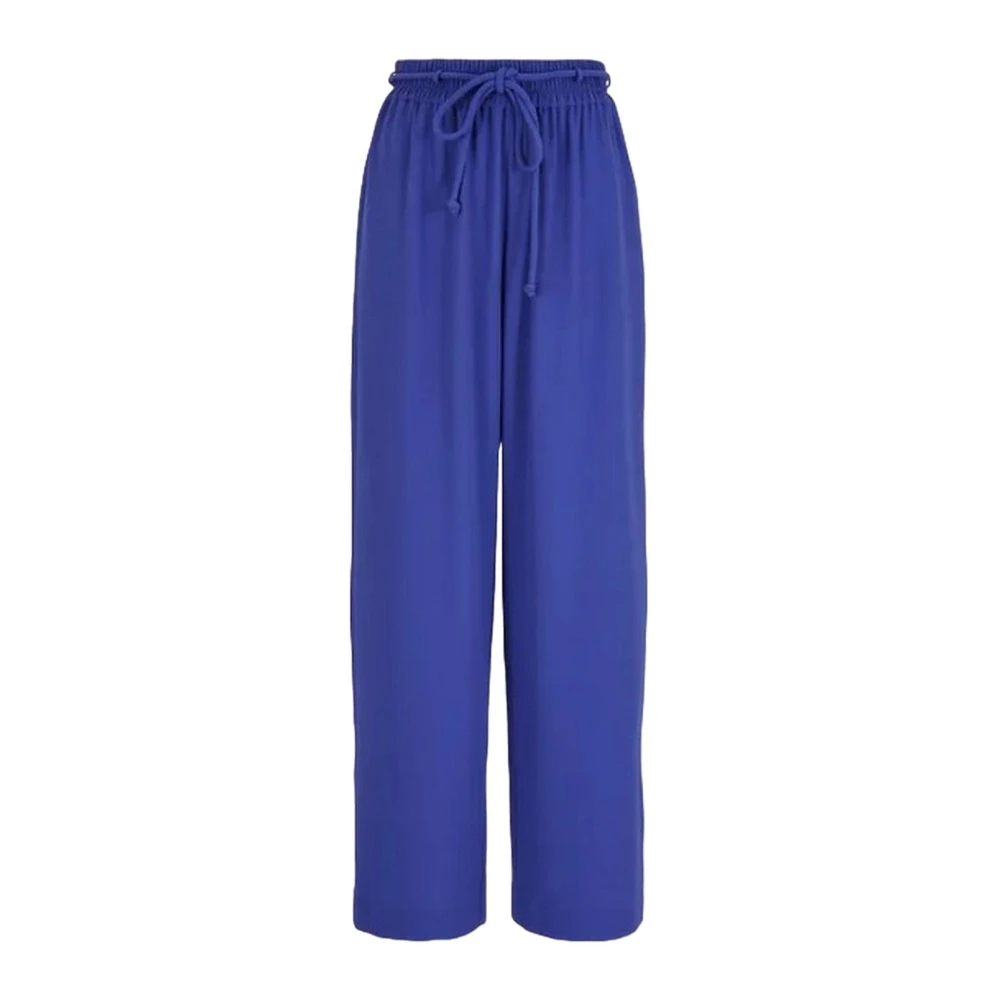 Giorgio Armani Wide Trousers Blue Dames
