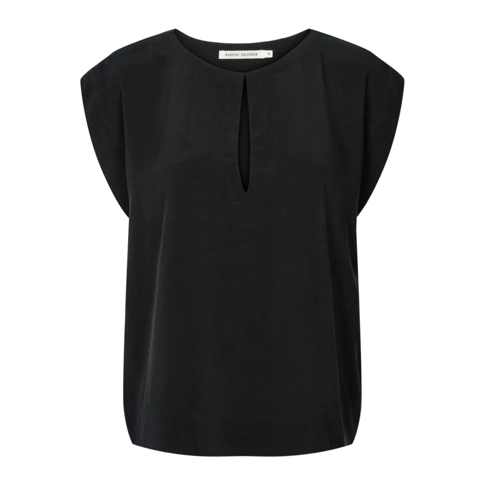 Rabens Saloner Elegante Zwarte Rosalyn Blouse Black Dames