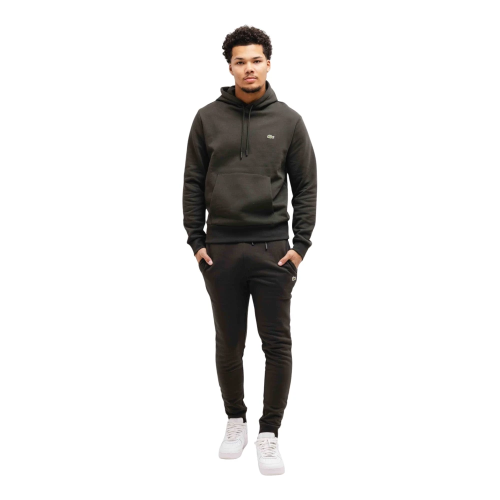 Lacoste Donkergroen Hooded Trainingspak Heren Green Heren