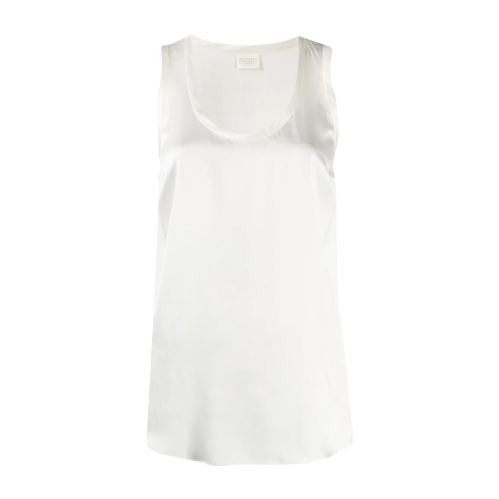 BRUNELLO CUCINELLI Natuurlijke Top voor Vrouwen Beige Dames